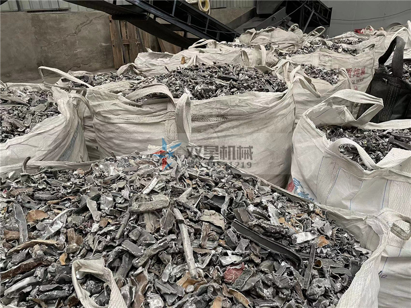 廢鋁深夜福利久久生產線處理效果